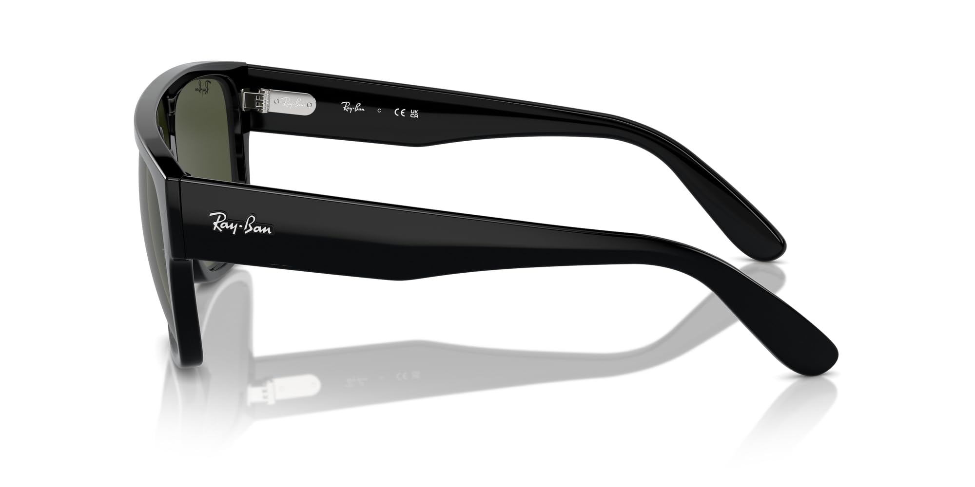 Amazon.com: Ray-Ban RB0360S Drifter Square Sunglasses, Black